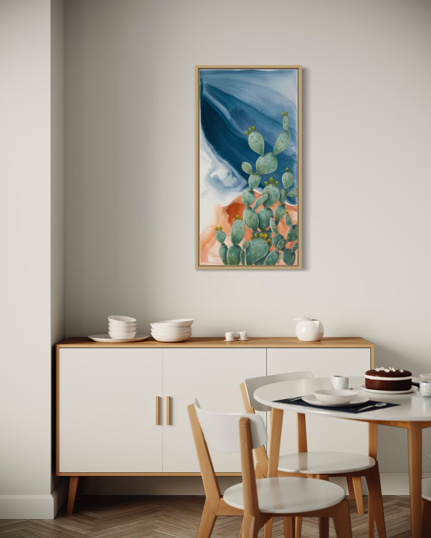 Resolute Framed Canvas Print