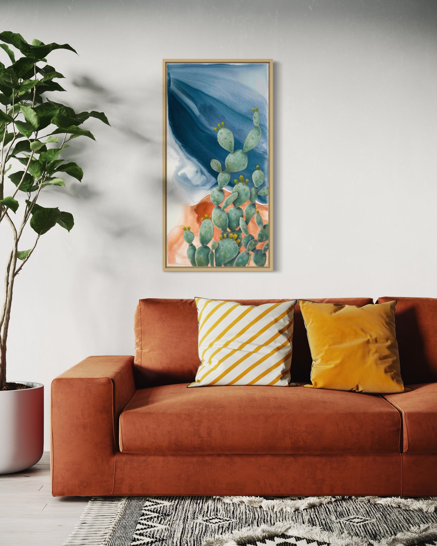 Resolute Framed Canvas Print