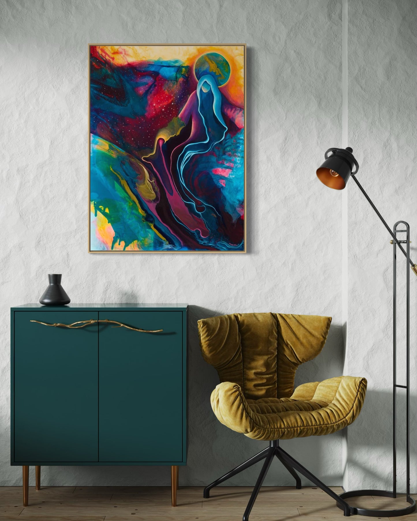 Expansion Framed Canvas Print