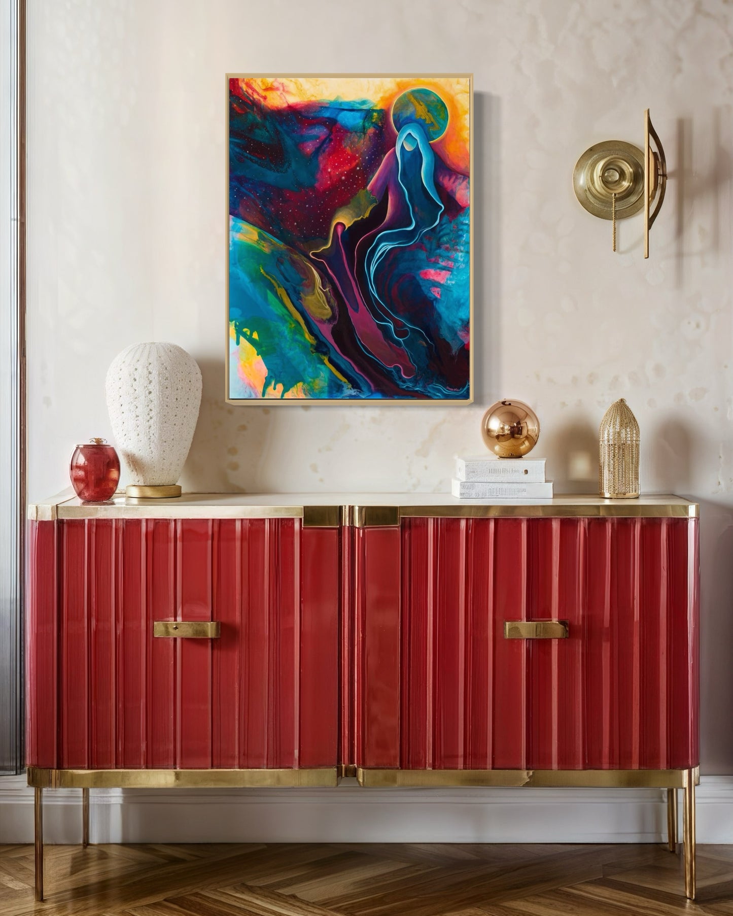 Expansion Framed Canvas Print