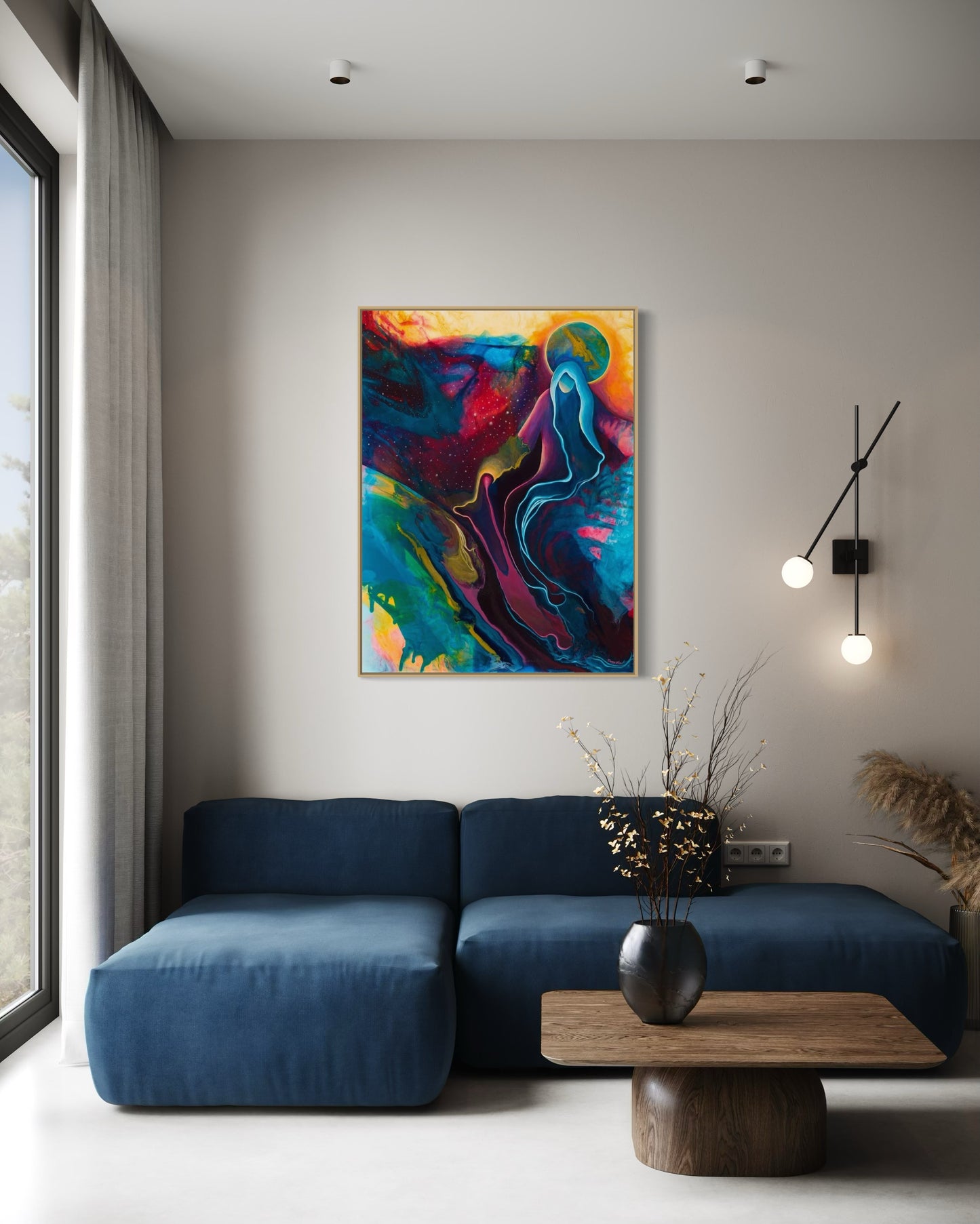 Expansion Framed Canvas Print