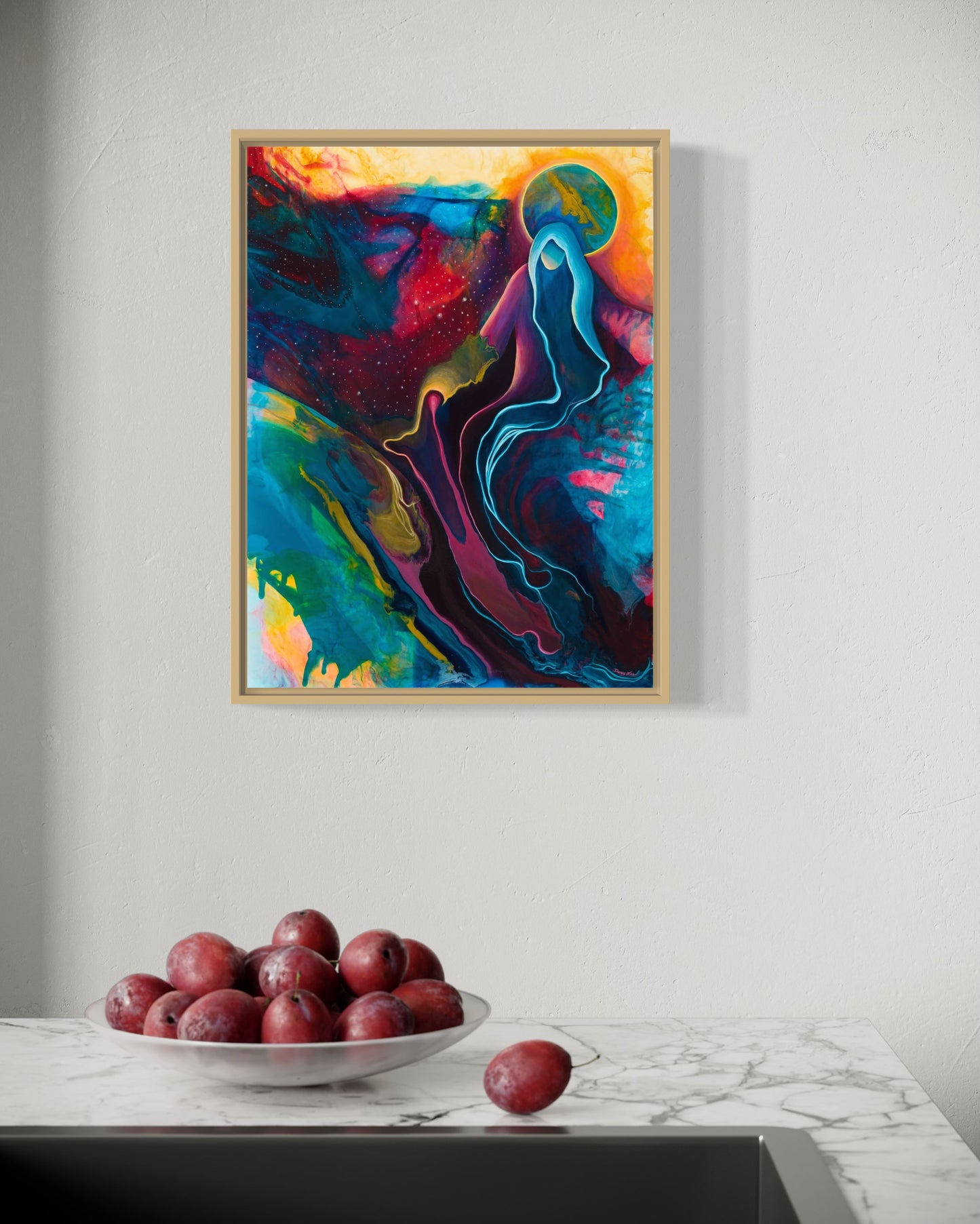 Expansion Framed Canvas Print