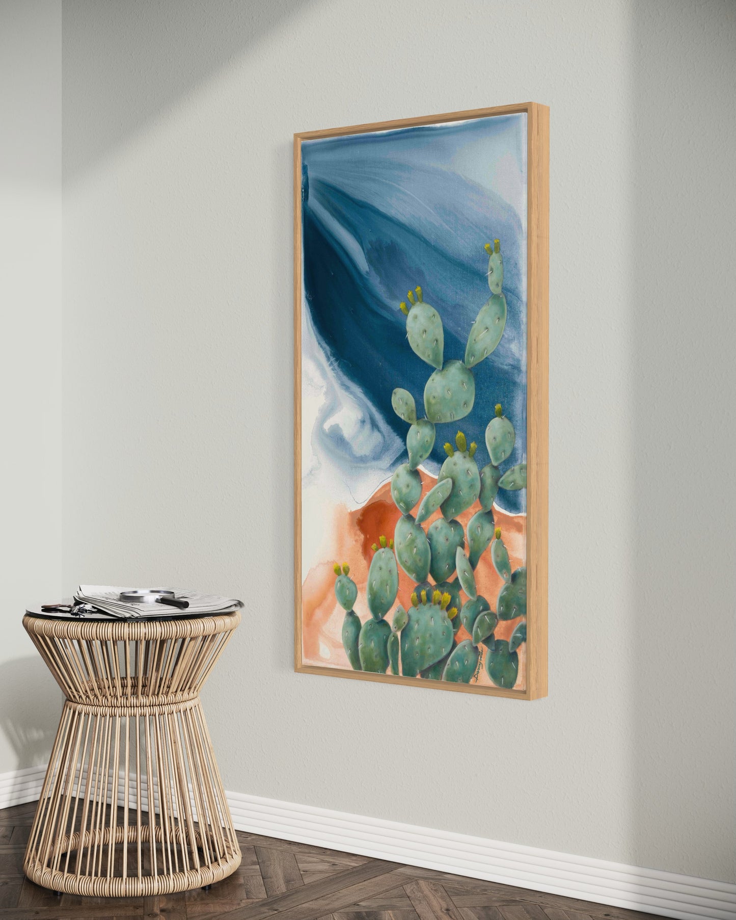 Resolute Framed Canvas Print