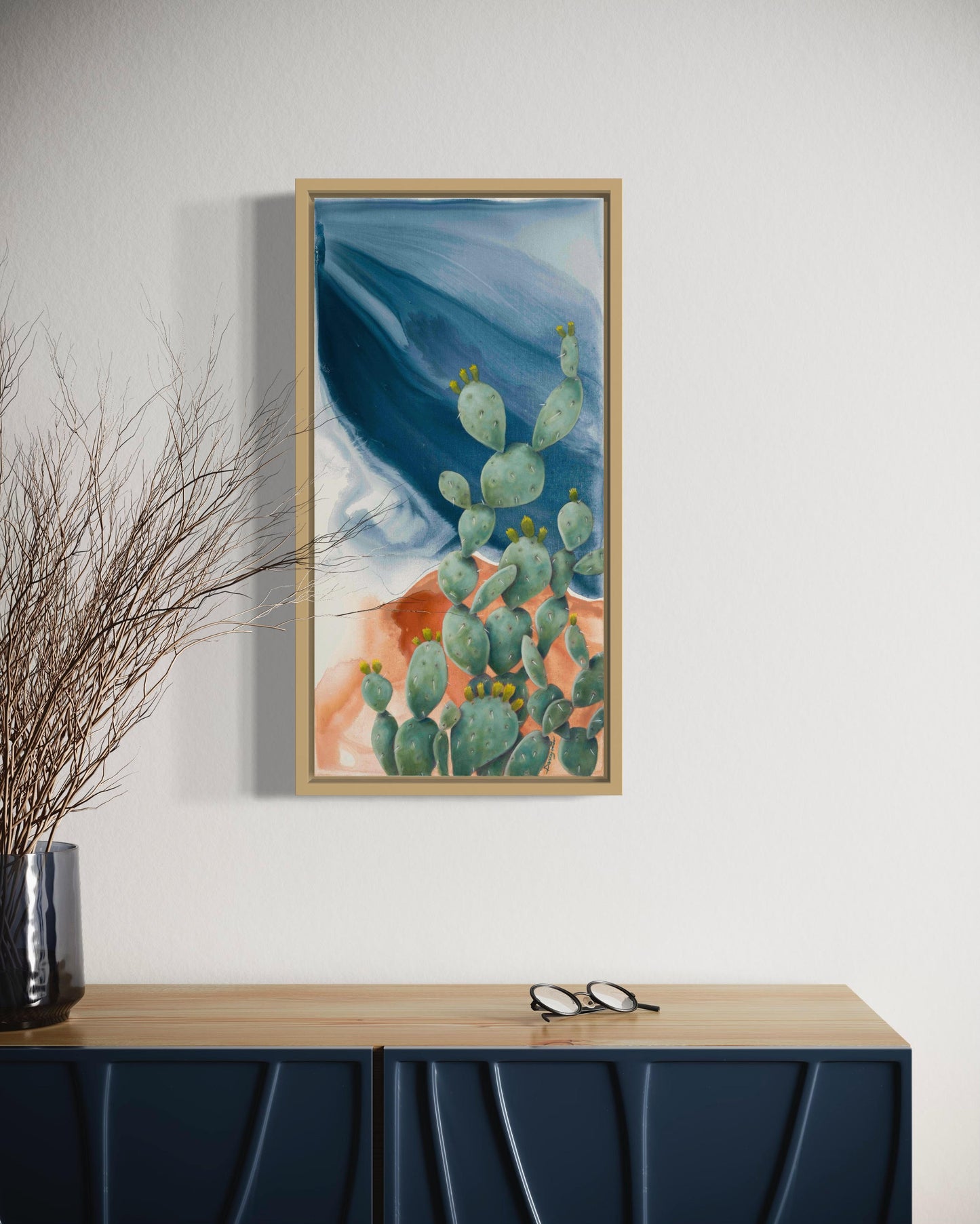 Resolute Framed Canvas Print