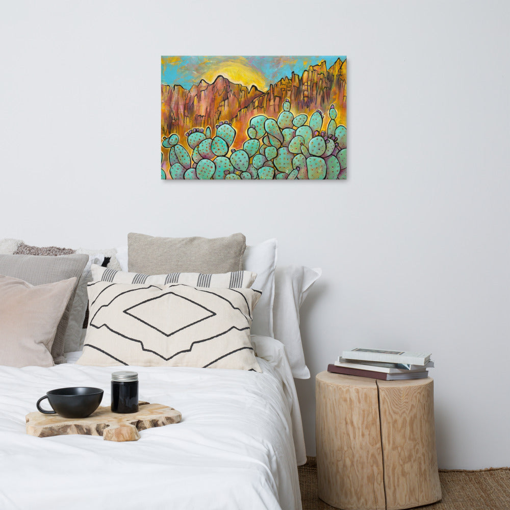 Sun Serenade Canvas Print