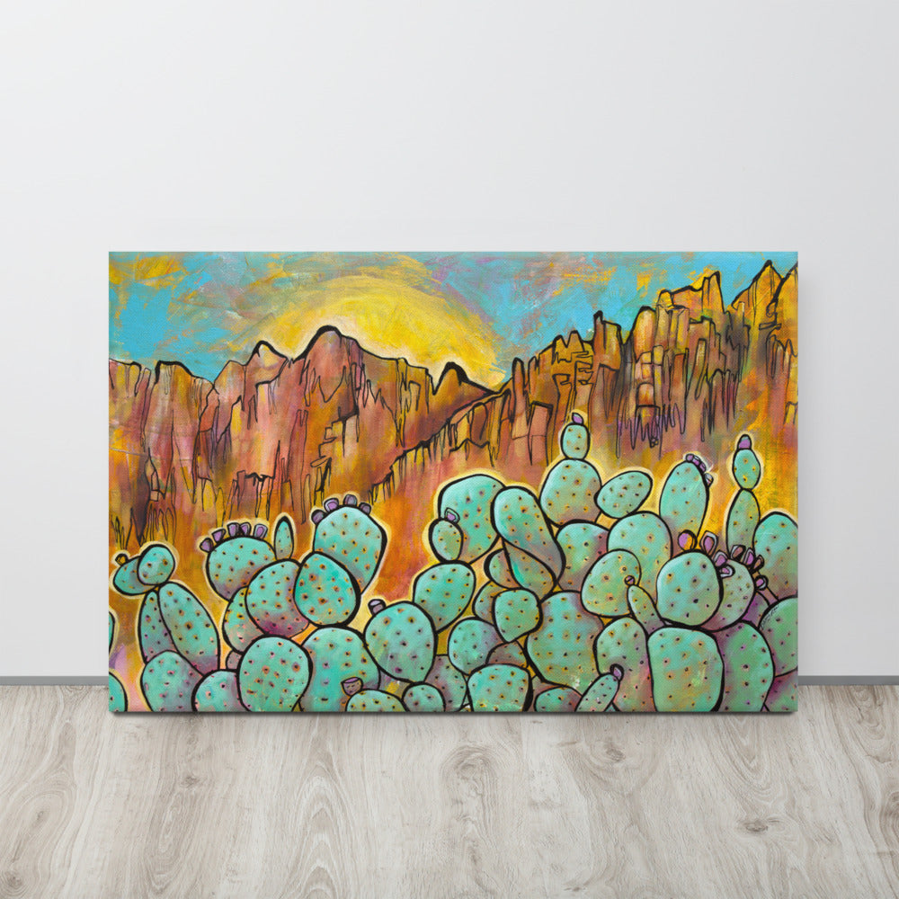 Sun Serenade Canvas Print