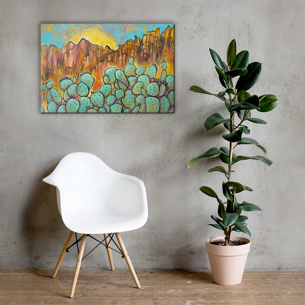 Sun Serenade Canvas Print