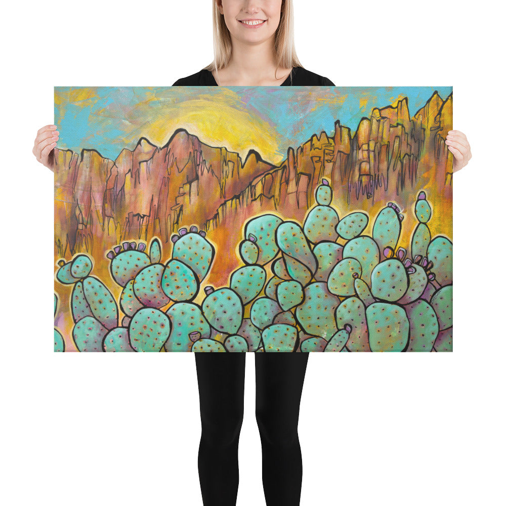 Sun Serenade Canvas Print