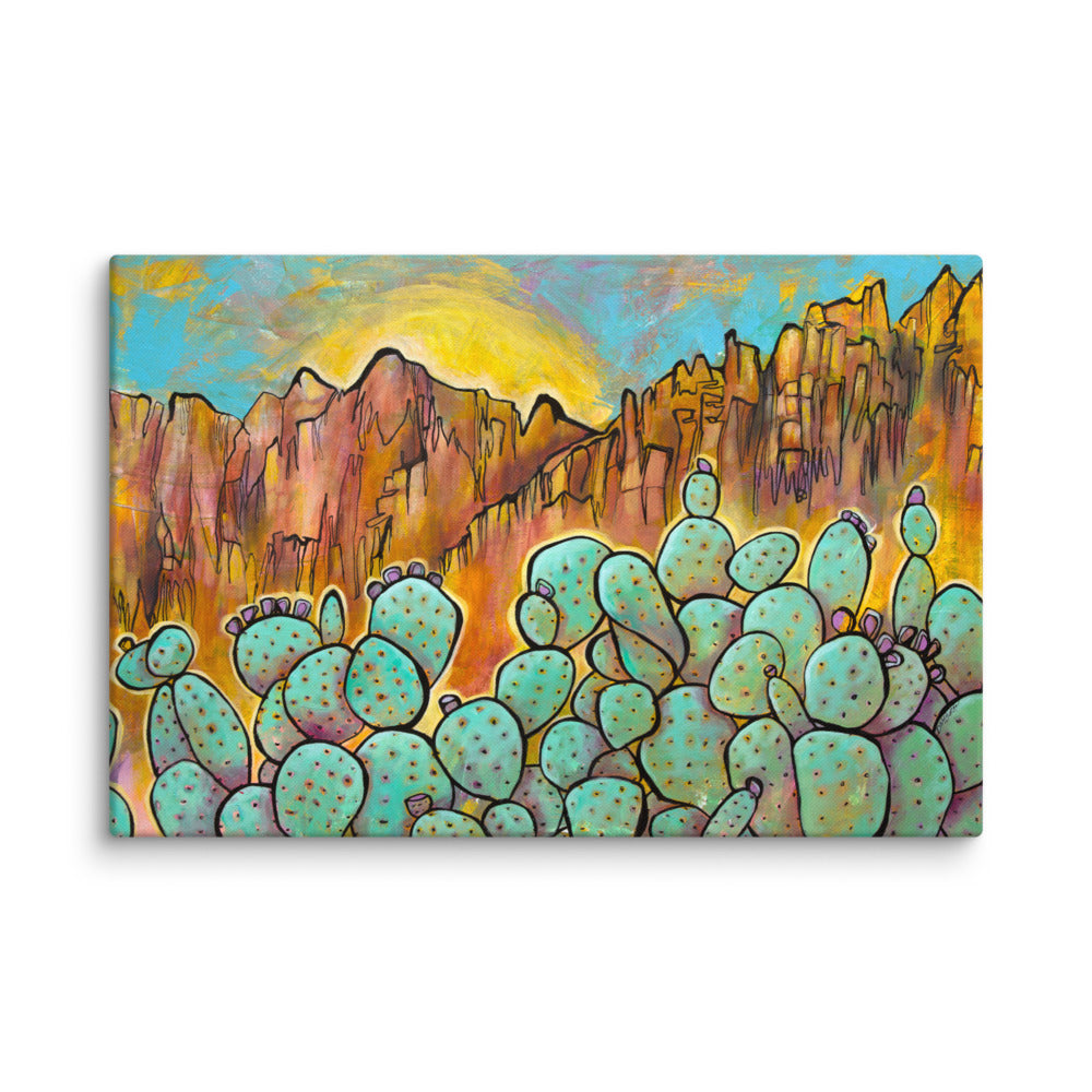 Sun Serenade Canvas Print