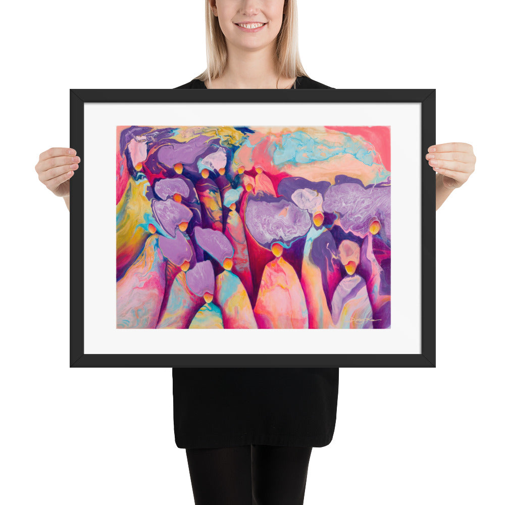 Together Framed Print