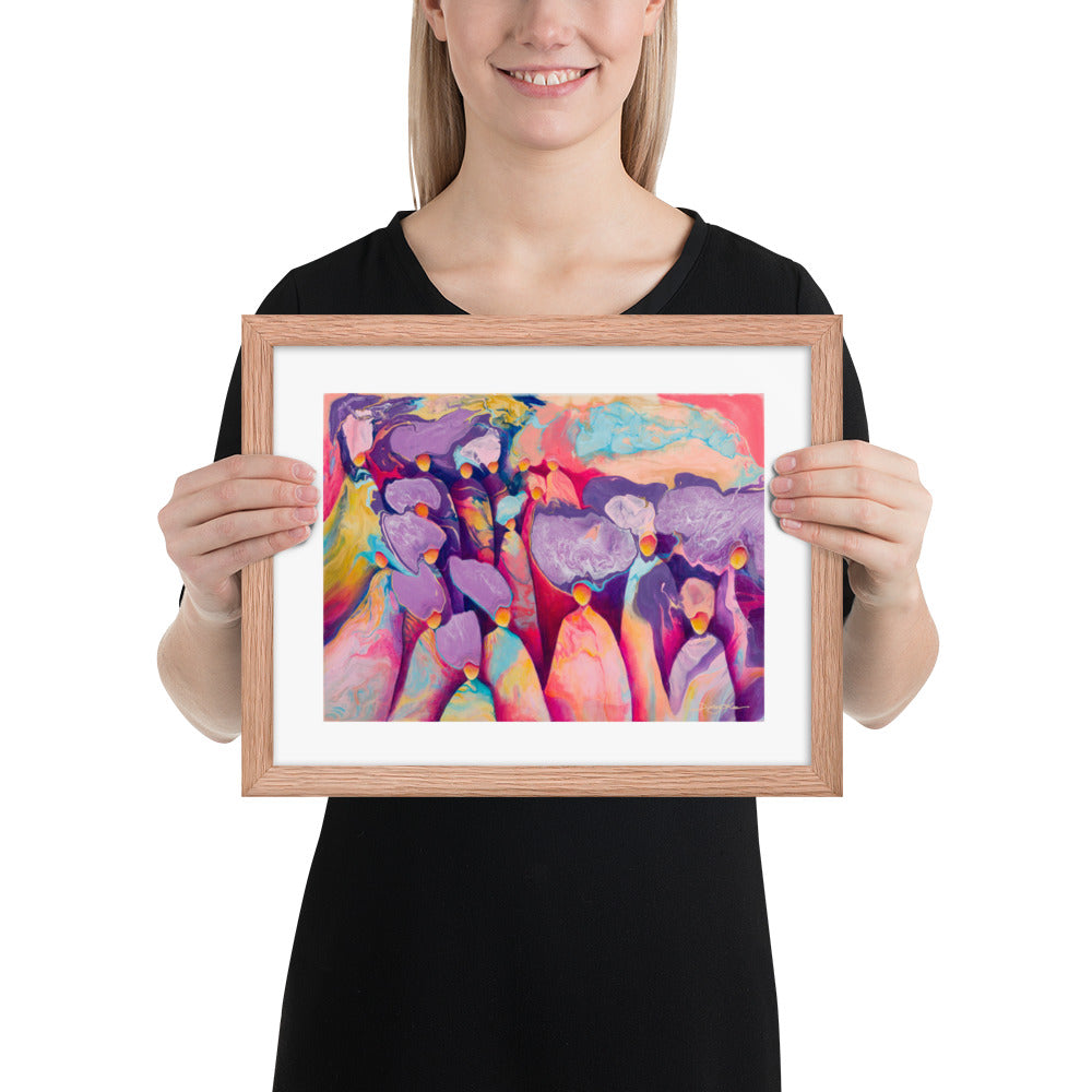 Together Framed Print