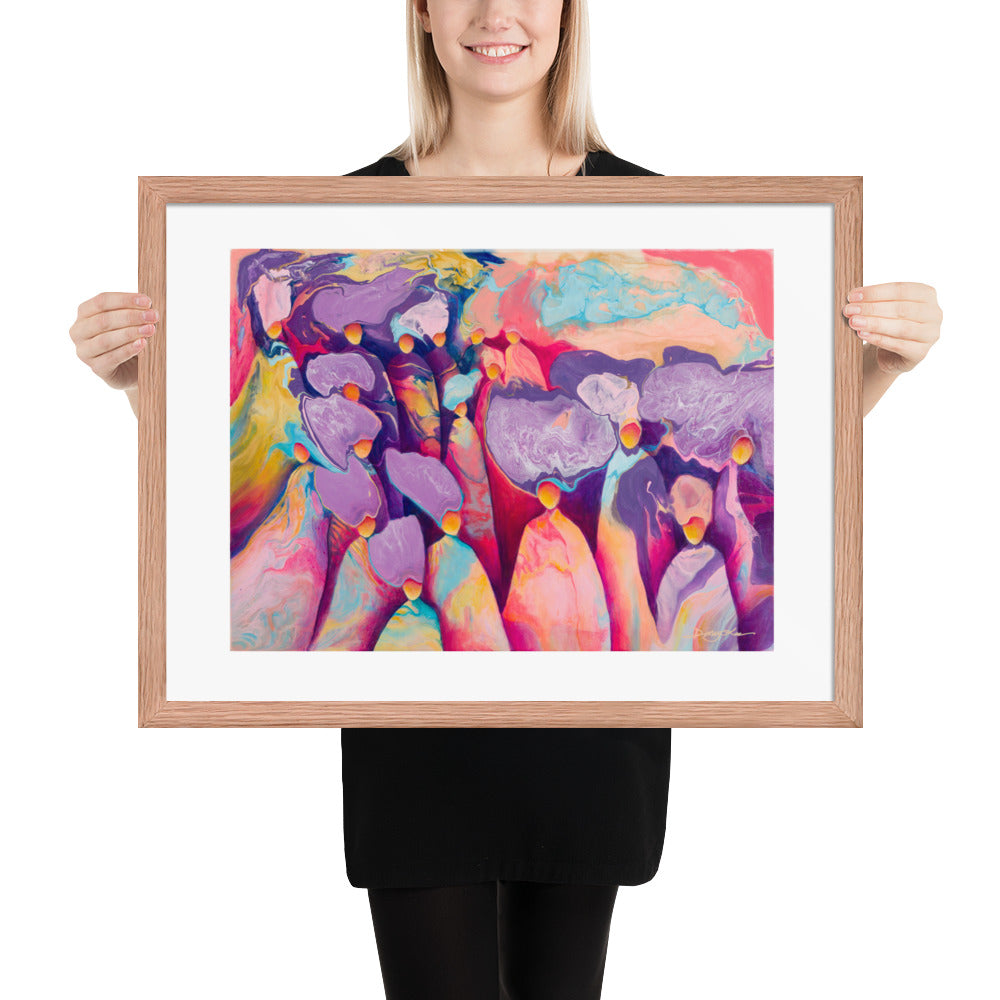Together Framed Print