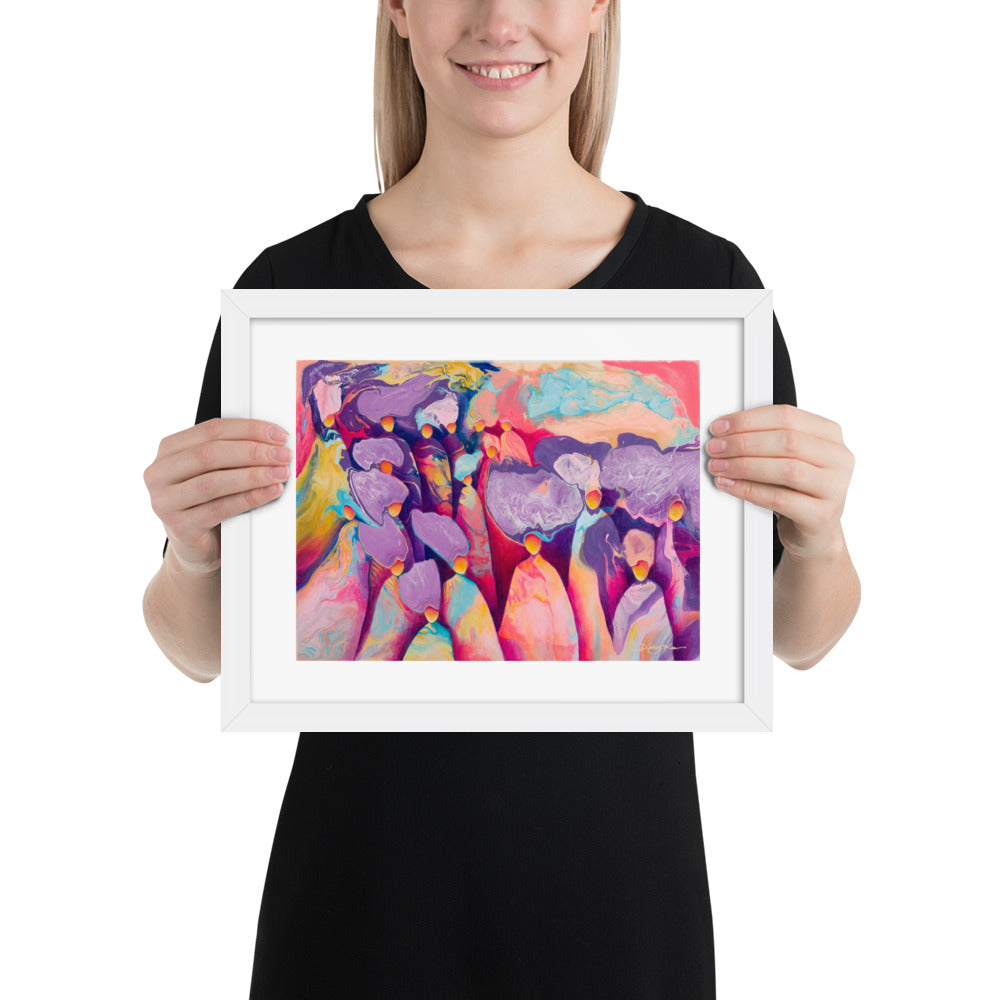 Together Framed Print