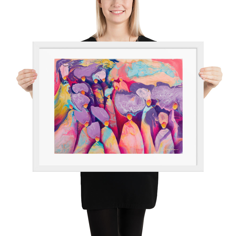 Together Framed Print