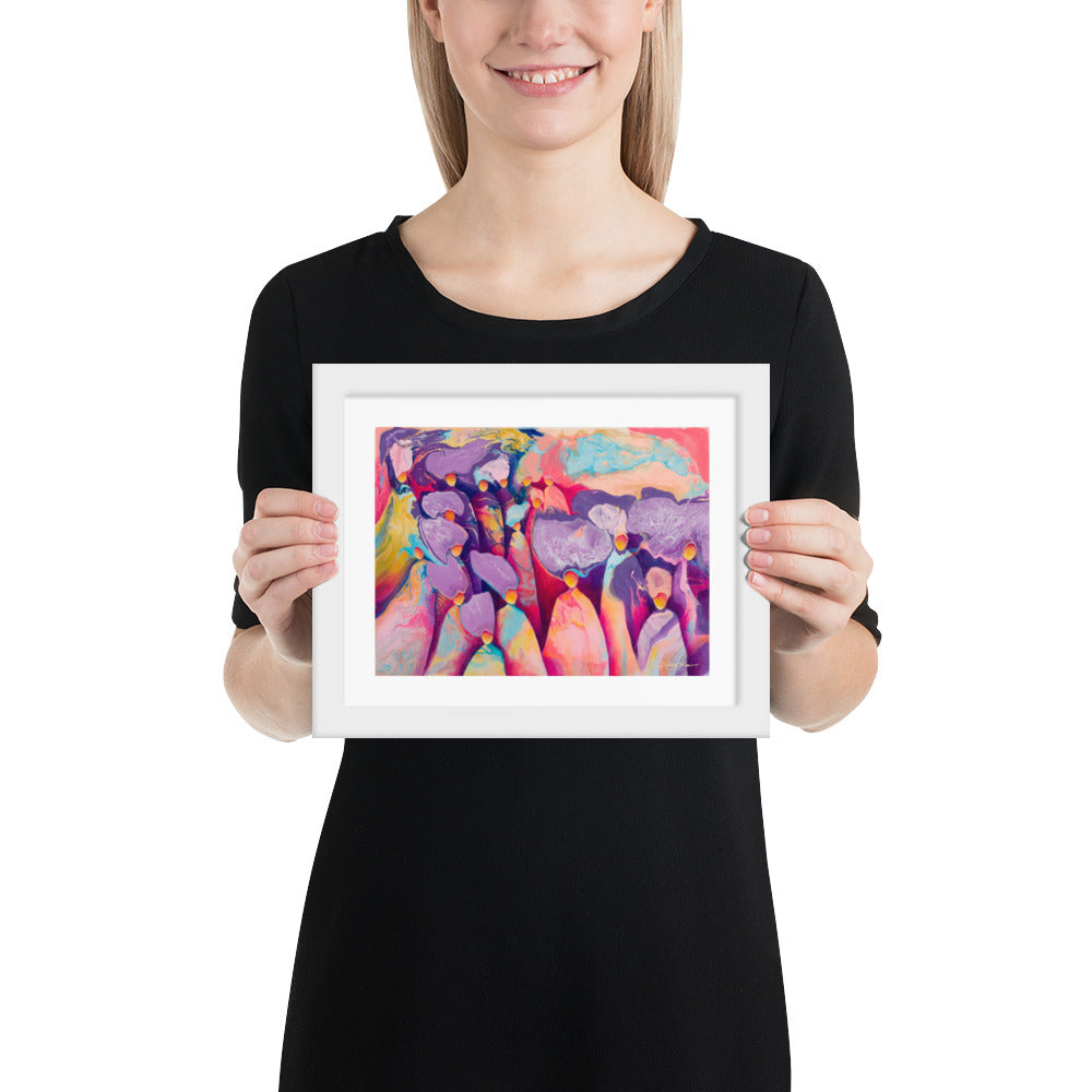 Together Framed Print