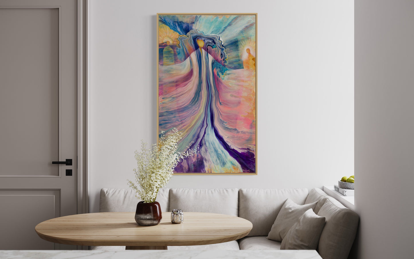 Chrysalis Framed Canvas Print