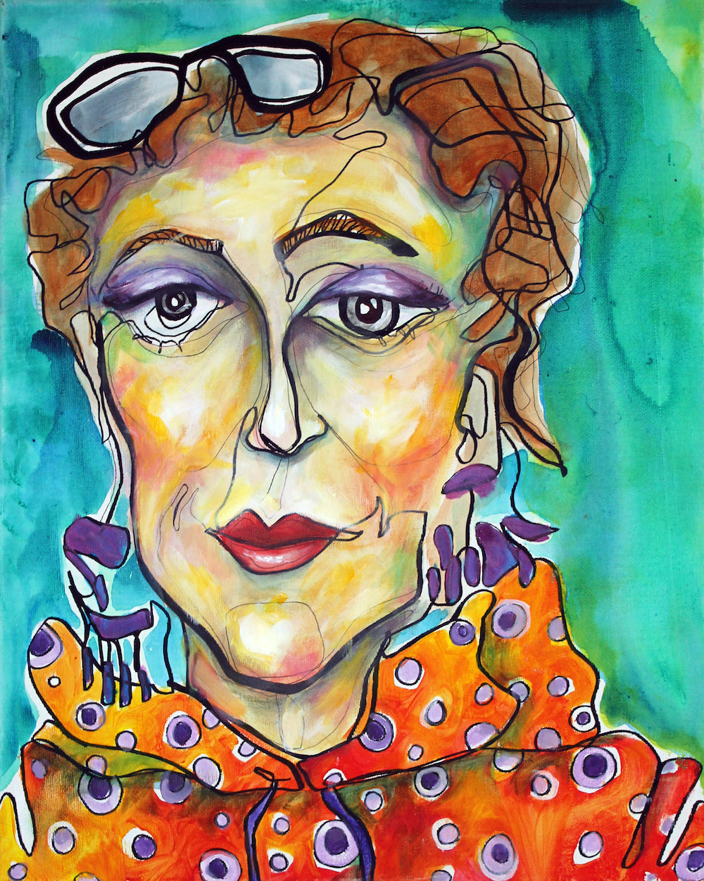 Abstract Portrait Trio #2 - Studio Archive